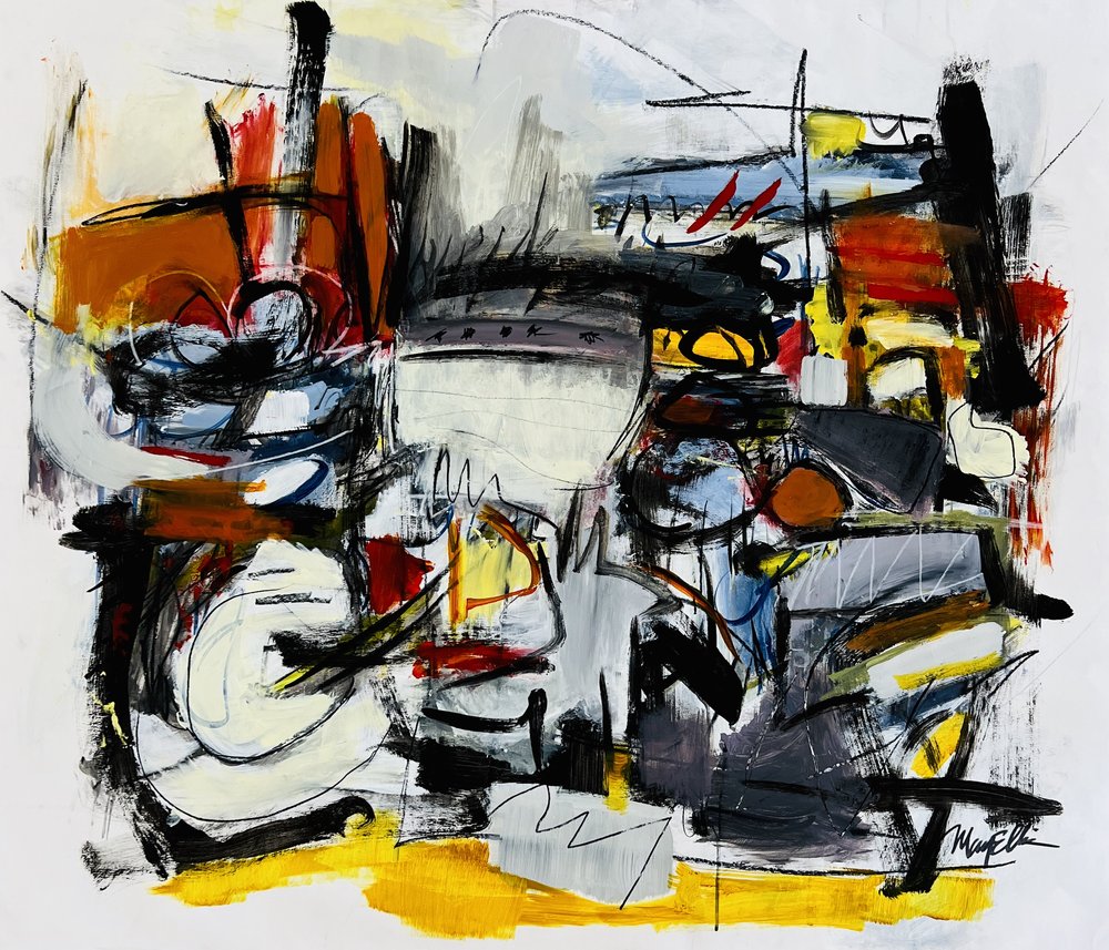 Home Confinement_46x40 _Acrylic on_paper (1)