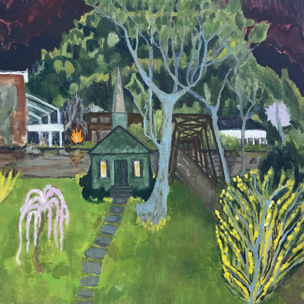 Cameron Goodyear, Chagrin River Memory, 2024, 12x12 inches