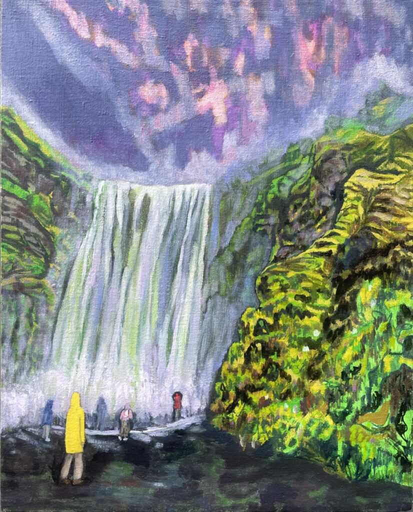 Cameron Goodyear, Having a Moment Together, 2023, 20x16 inches