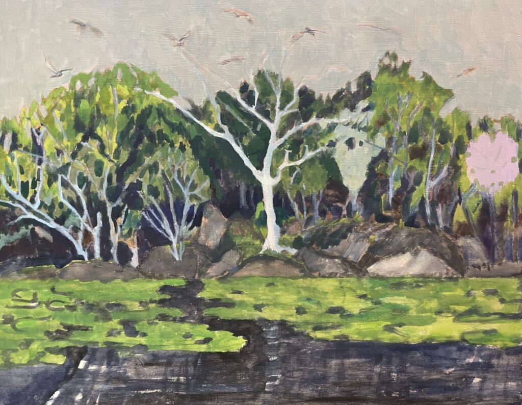 Cameron Goodyear, Snake Island, 2024, 11x14 inches