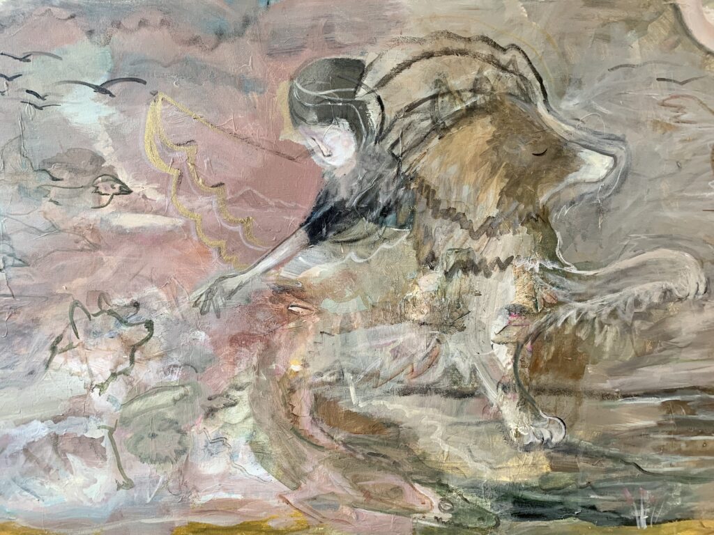 Megan Cedro, Dream in Florence, 2025, 30x60 inches
