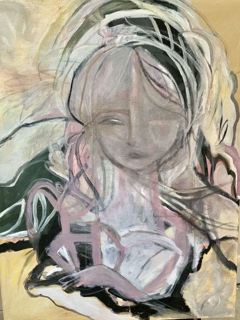 Megan Cedro, Em, 2025, 40x30 inches