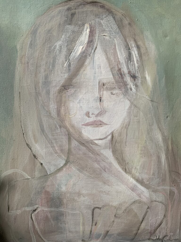 Megan Cedro, Genevive, 2025, 19x15 inches