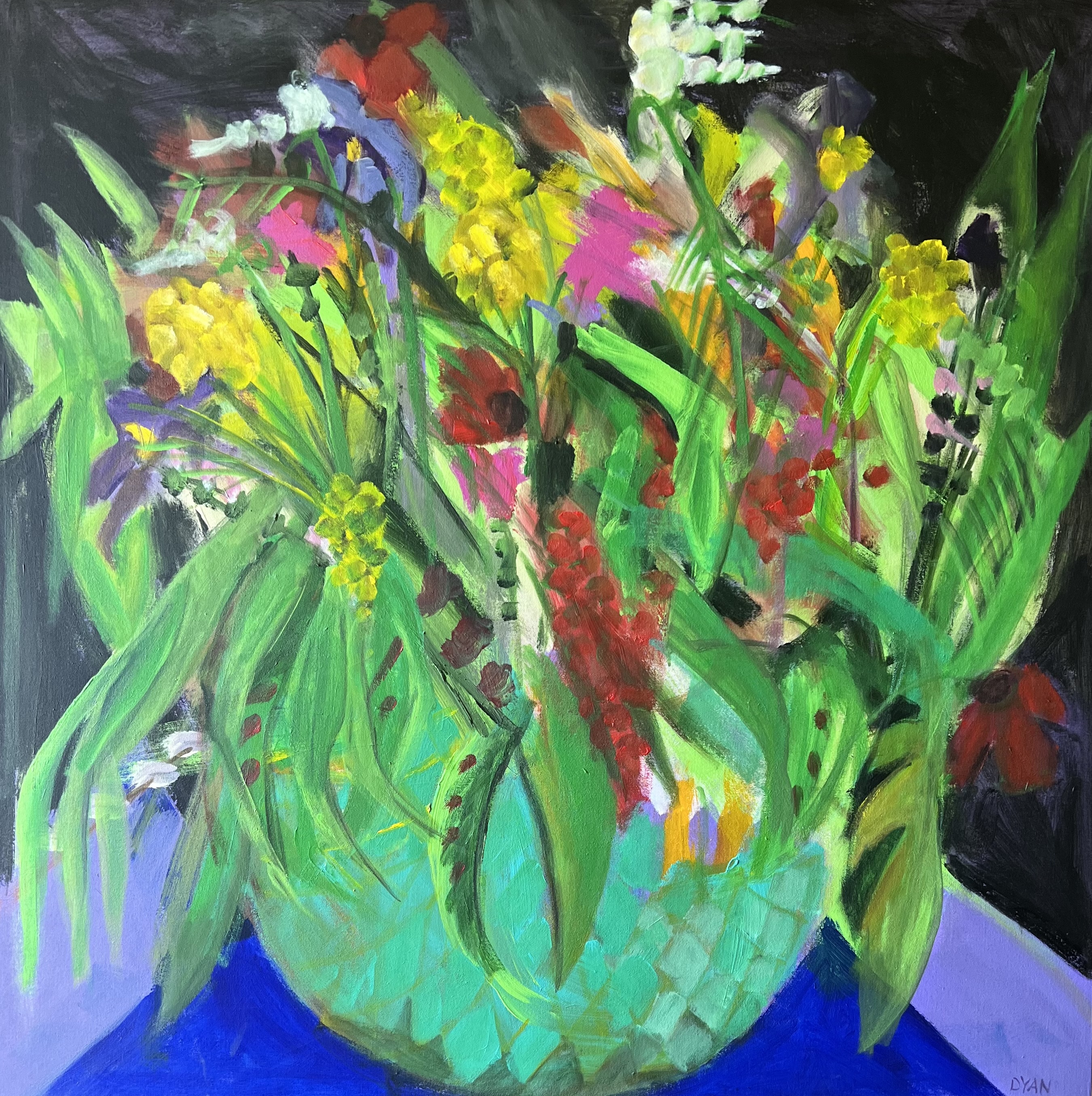 Dyan Rosenberg, Still Life with Mother's Vase